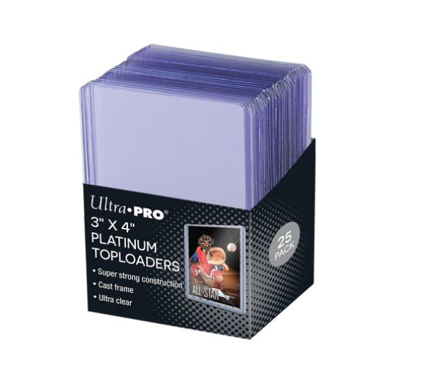 Ultra Pro - Sleeves: Platinum Toploader: 3" x 4": Clear (25 Count)