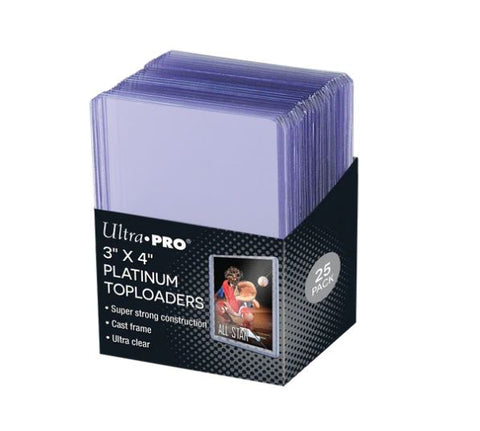 Ultra Pro - Sleeves: Platinum Toploader: 3" x 4": Clear (25 Count)