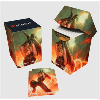 Deck Box - Magic: The Gathering - Final Fantasy Cloud, Ex-Soldier - (100 ct)
