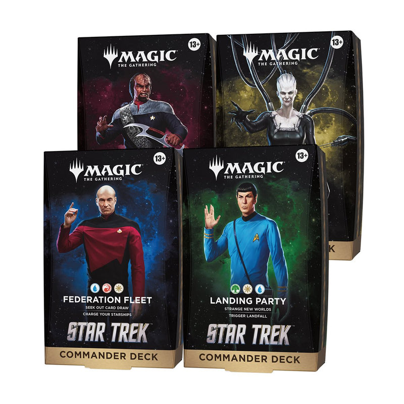 MTG - Star Trek - Commander Deck set of 4