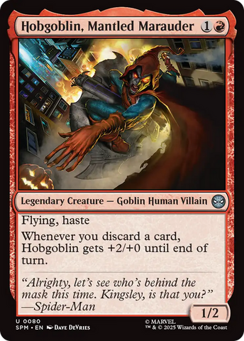 Hobgoblin, Mantled Marauder [Marvel's Spider-Man]
