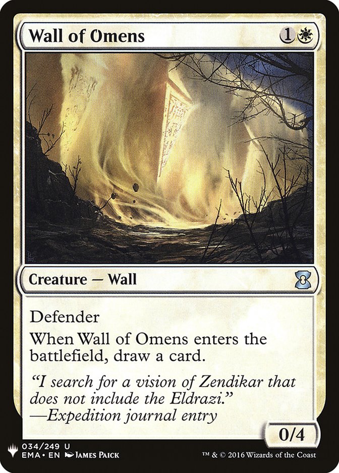 Wall of Omens [Mystery Booster] | Event Horizon Hobbies CA
