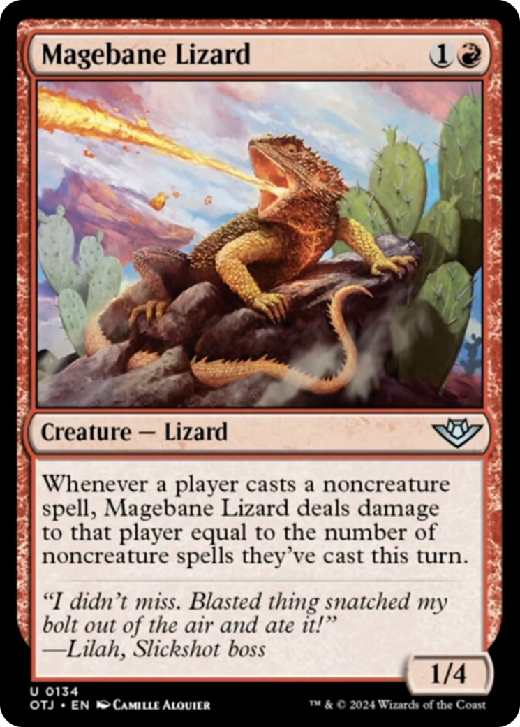 Magebane Lizard [Outlaws of Thunder Junction] | Event Horizon Hobbies CA