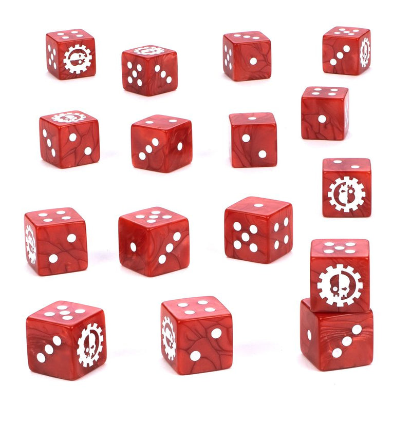 40k - Dice - Adeptus Mechanicus - 16pk
