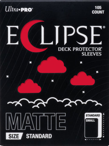 Sleeves - Ultra Pro D-Pro - Enhanced Eclipse Matt Apple Red - (105CT)