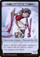 Phyrexian Mite (011) // Samurai Double-Sided Token [Phyrexia: All Will Be One Tokens] | Event Horizon Hobbies CA