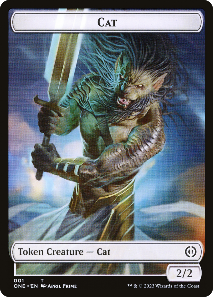Cat Token [Phyrexia: All Will Be One Tokens] | Event Horizon Hobbies CA