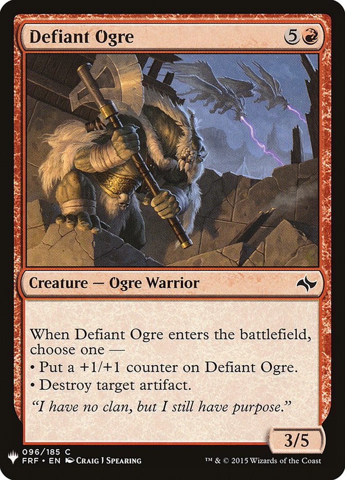 Defiant Ogre [Mystery Booster] | Event Horizon Hobbies CA