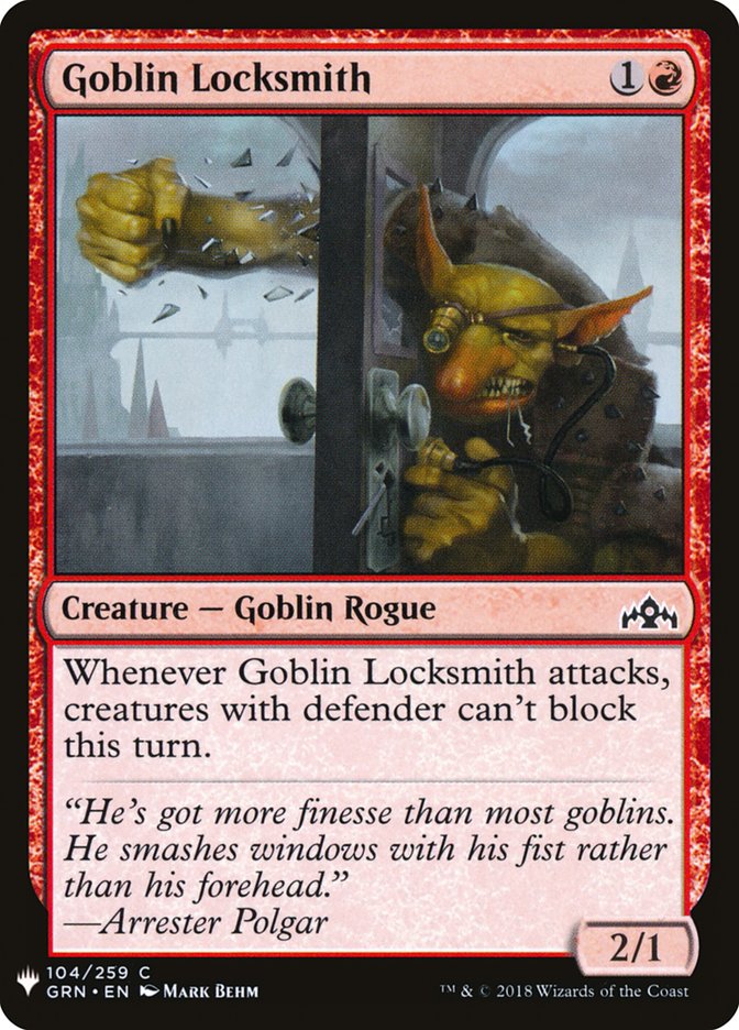 Goblin Locksmith [Mystery Booster] | Event Horizon Hobbies CA