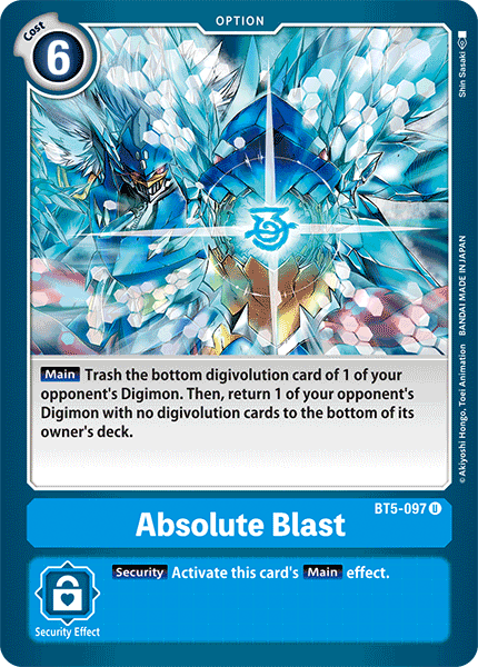 Absolute Blast [BT5-097] [Battle of Omni] | Event Horizon Hobbies CA