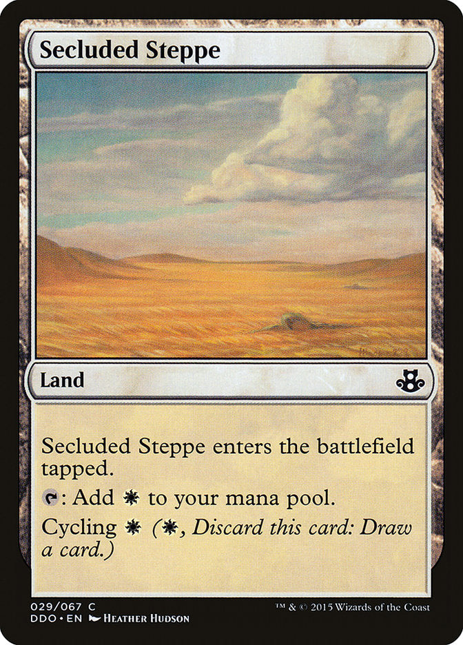 Secluded Steppe [Duel Decks: Elspeth vs. Kiora] | Event Horizon Hobbies CA
