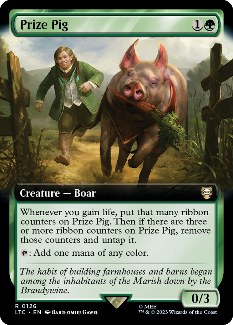 Prize Pig (Extended Art) [The Lord of the Rings: Tales of Middle-Earth Commander] | Event Horizon Hobbies CA