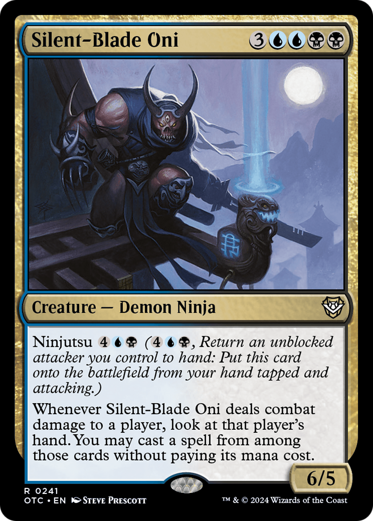 Silent-Blade Oni [Outlaws of Thunder Junction Commander] | Event Horizon Hobbies CA