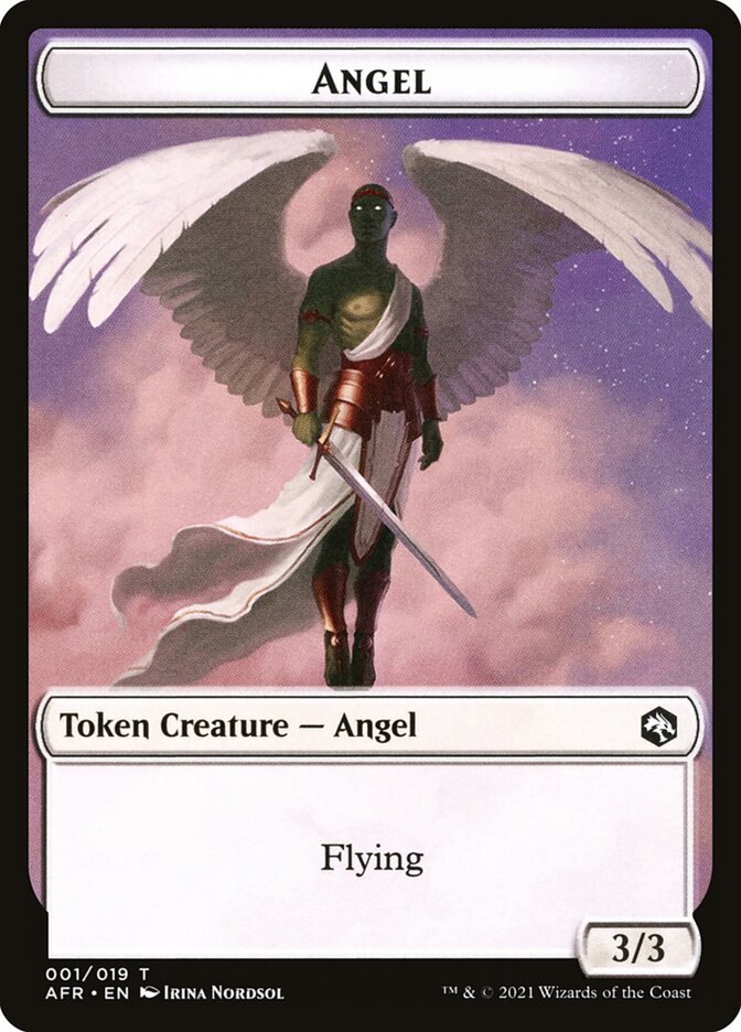Angel // Dog Illusion Double-Sided Token [Dungeons & Dragons: Adventures in the Forgotten Realms Tokens] | Event Horizon Hobbies CA