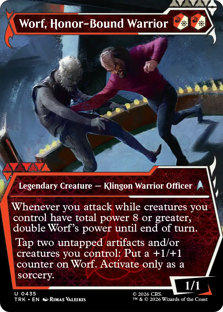 Worf, Honor-Bound Warrior (Showcase) (0435) [Star Trek]