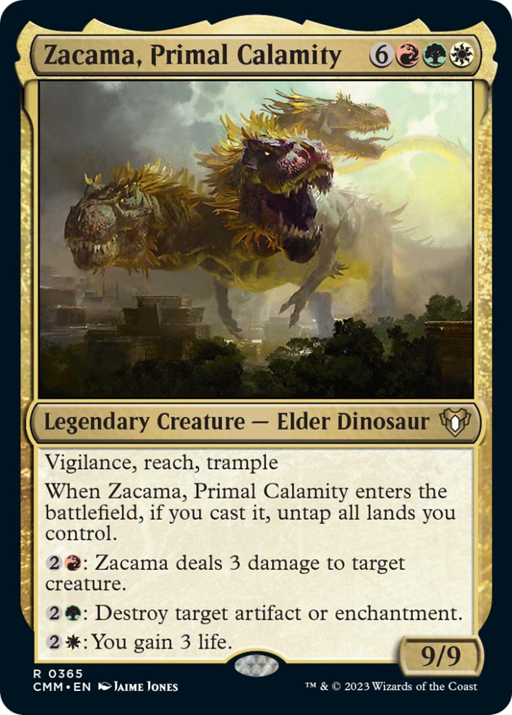 Zacama, Primal Calamity [Commander Masters] | Event Horizon Hobbies CA