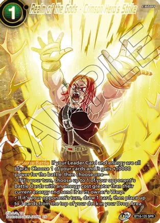 Realm of the Gods - Crimson Hero's Strike (SPR) (BT16-125) [Realm of the Gods] | Event Horizon Hobbies CA