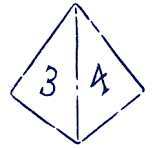 Dice - Chessex Assorted Random D4 - Signature