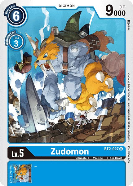 Zudomon [BT2-027] (Official Tournament Pack Vol.3) [Release Special Booster Promos] | Event Horizon Hobbies CA