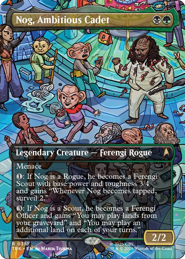 Nog, Ambitious Cadet (Borderless) [Star Trek]
