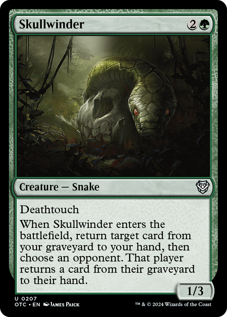 Skullwinder [Outlaws of Thunder Junction Commander] | Event Horizon Hobbies CA