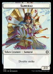 Rebel // Samurai Double-Sided Token [Phyrexia: All Will Be One Tokens] | Event Horizon Hobbies CA
