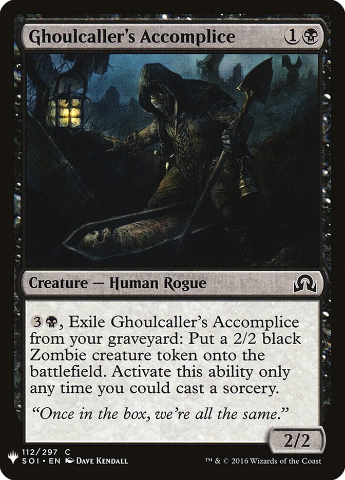 Ghoulcaller's Accomplice [Mystery Booster] | Event Horizon Hobbies CA