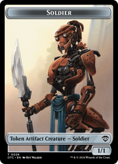 Drake // Soldier (0026) Double-Sided Token [Outlaws of Thunder Junction Commander Tokens] | Event Horizon Hobbies CA
