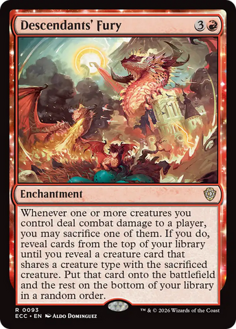 Descendants' Fury [Lorwyn Eclipsed Commander]
