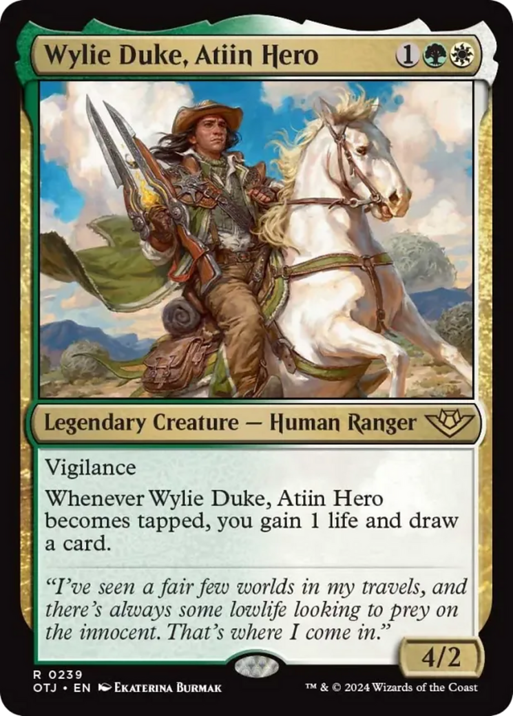Wylie Duke, Atiin Hero [Outlaws of Thunder Junction] | Event Horizon Hobbies CA