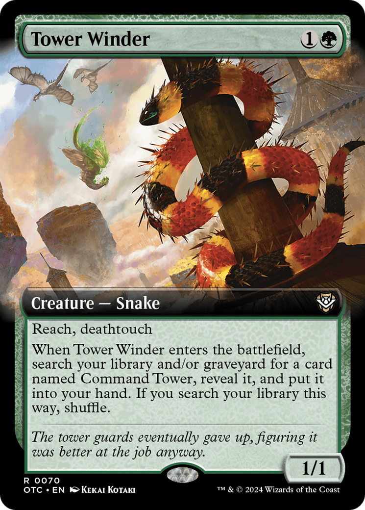 Tower Winder (Extended Art) [Outlaws of Thunder Junction Commander] | Event Horizon Hobbies CA