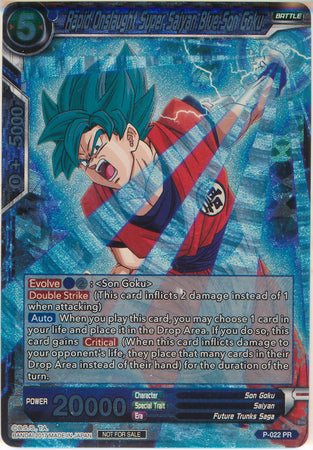 Rapid Onslaught Super Saiyan Blue Son Goku (P-022) [Promotion Cards] | Event Horizon Hobbies CA