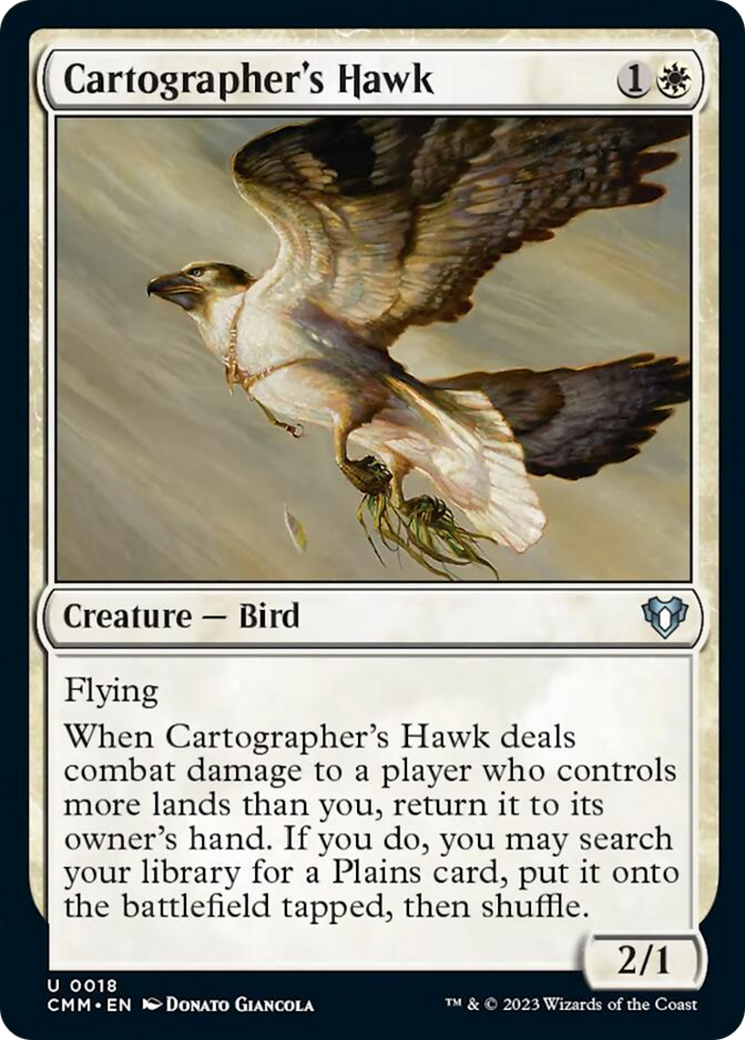 Cartographer's Hawk [Commander Masters] | Event Horizon Hobbies CA