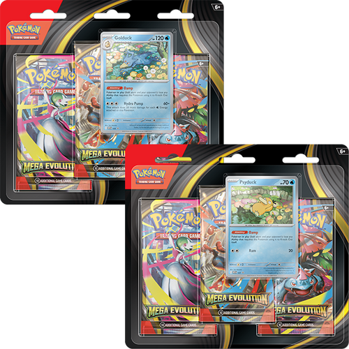 Pokemon - Mega Evolutions- 3 Booster Packs Blister (Assorted)