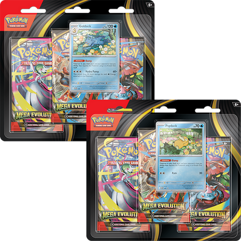 Pokemon - Mega Evolutions- 3 Booster Packs Blister (Assorted)