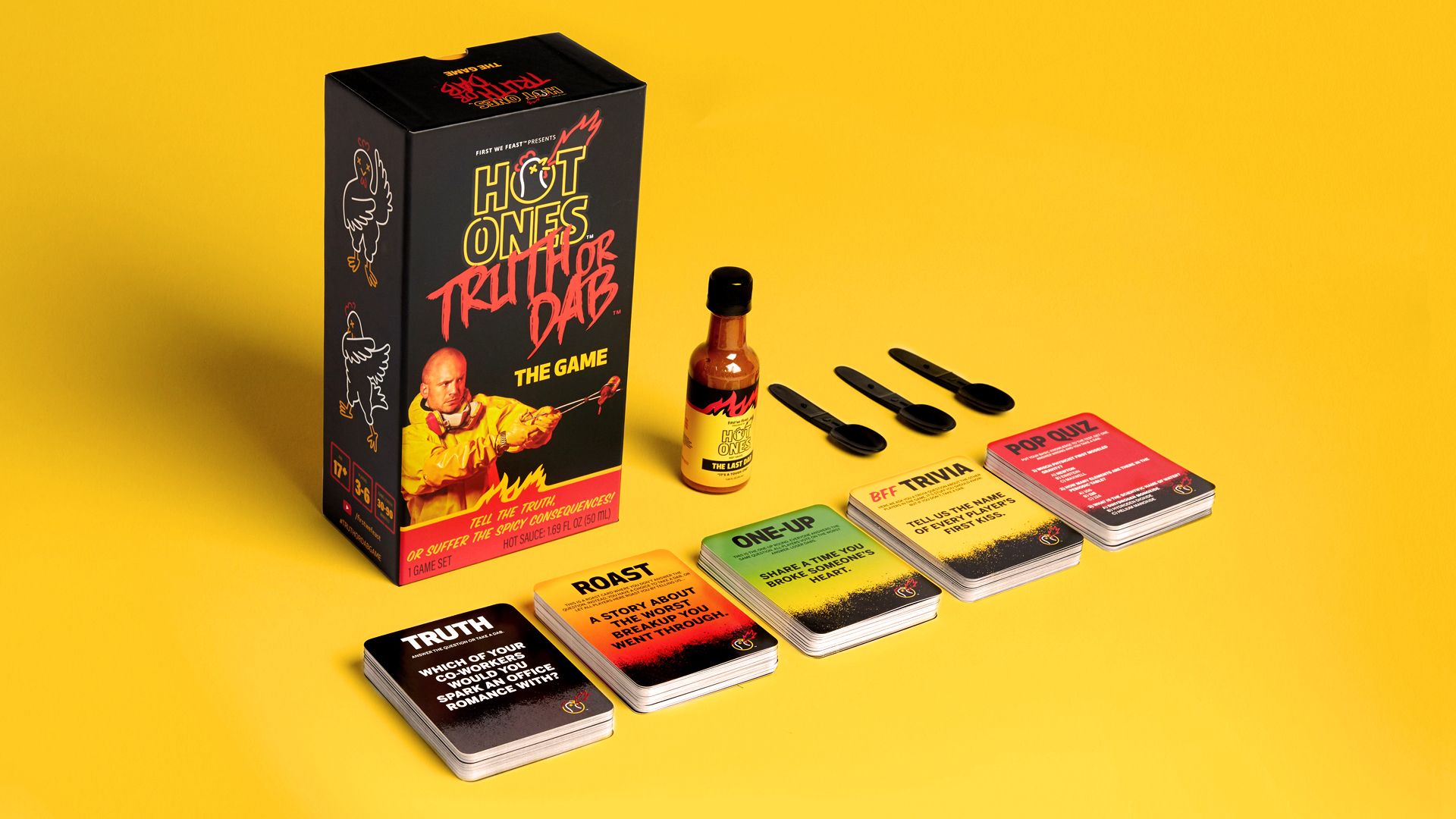 Board Game - Party Games - Hot Ones truth or Dab | Event Horizon Hobbies CA