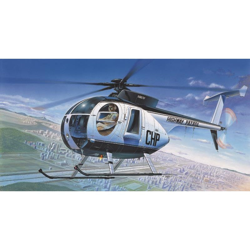 Model Kit - Hughes 500D Police Helicopter