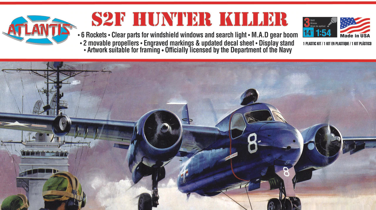 Model Kit - Atlantis - S2F Hunter Killer | Event Horizon Hobbies CA