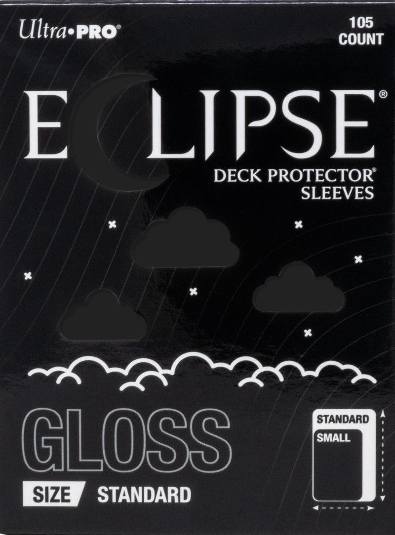 Sleeves - Ultra Pro D-Pro - Enhanced Eclipse Gloss Arctic Jet Black -  (105CT)