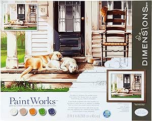 PaintWorks - Paint By Numbers - Lazy Dog Day | Event Horizon Hobbies CA
