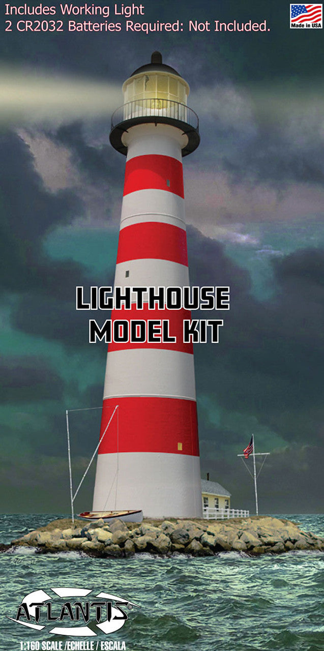 Model Kit - Atlantis - Lighthouse with Light | Event Horizon Hobbies CA