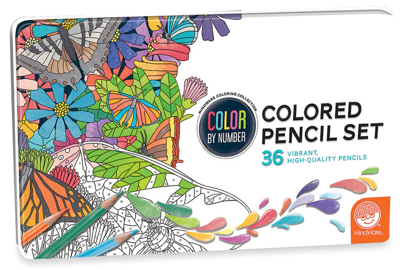 MindWare - Colour By Numbers - Coloured Pencil Set (Set of 36) | Event Horizon Hobbies CA