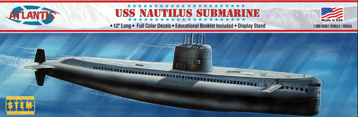 Model Kit - Atlantis - USS Nautilus Submarine | Event Horizon Hobbies CA