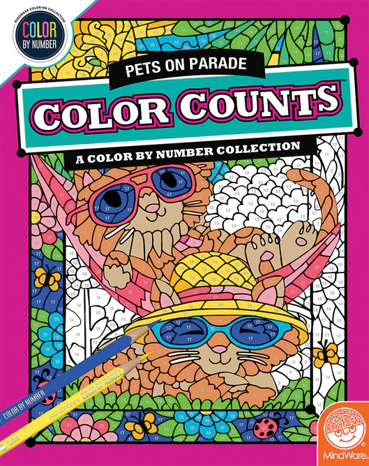 MindWare - Color by Number - Pets on Parade | Event Horizon Hobbies CA