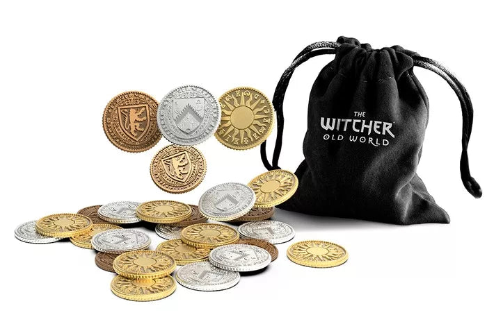 Board Games - The Witcher - Old World - Metal Coins | Event Horizon Hobbies CA