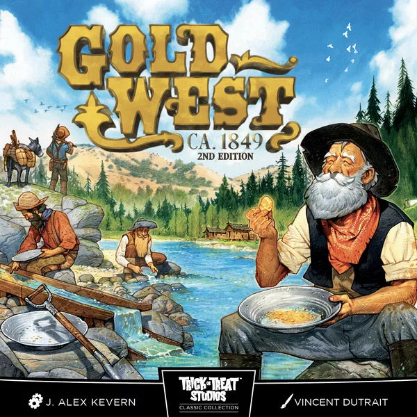 Board Games - Gold West ca. 1849 2nd Edition