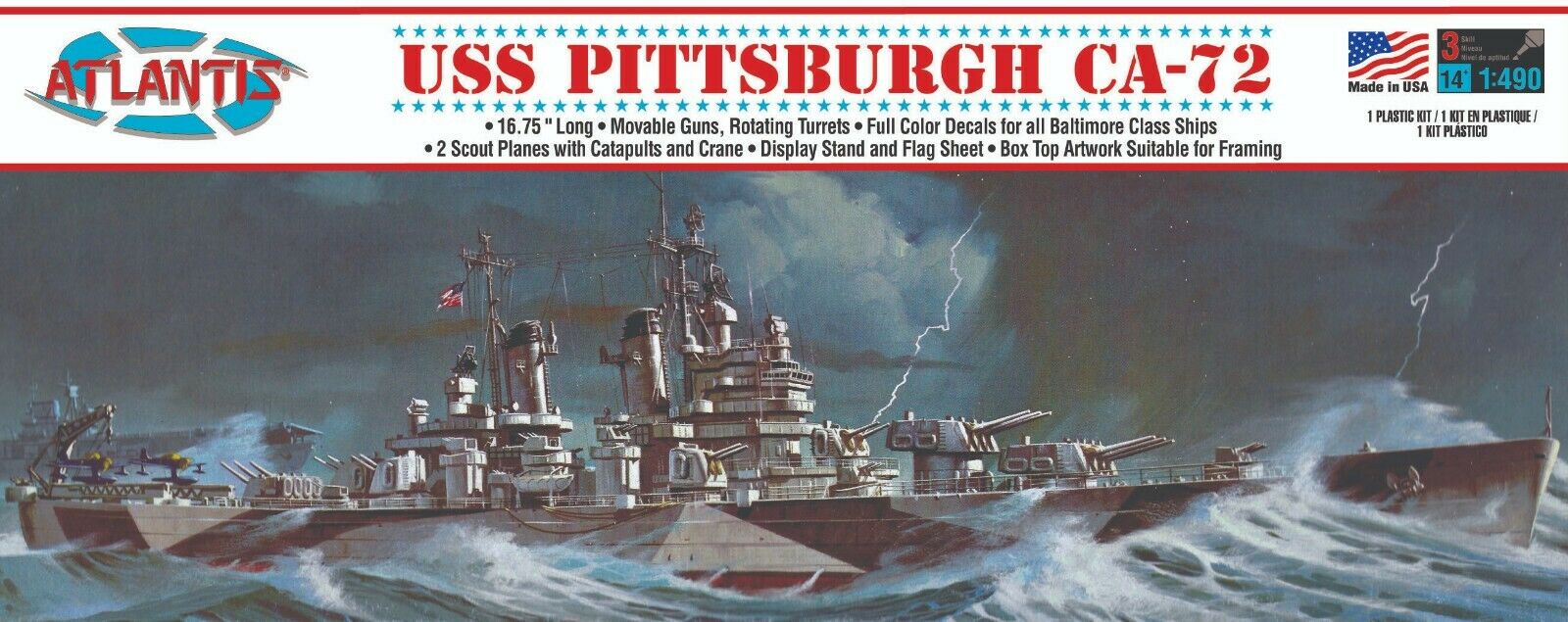 Model Kit - Atlantis - USS Pittsburgh | Event Horizon Hobbies CA