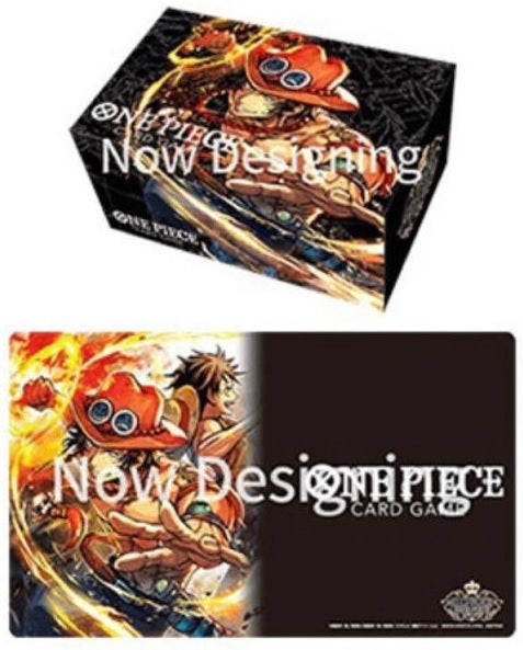 One Piece - Playmat and Storage Box Set - Portgas.D.Ace