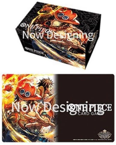 One Piece - Playmat and Storage Box Set - Portgas.D.Ace