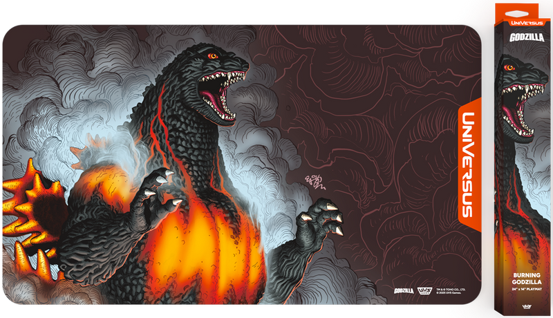 Playmat - UVS Games - Godzilla: Reign of Kuiju - Burning Godzilla